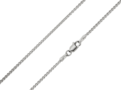 Sterling Silver 1.5mm Spiga Chain   1845cm Unhallmarked 100 Recycled Silver