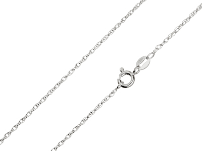 Sterling Silver 1.5mm Rope Chain    2050cm Unhallmarked 100 Recycled Silver