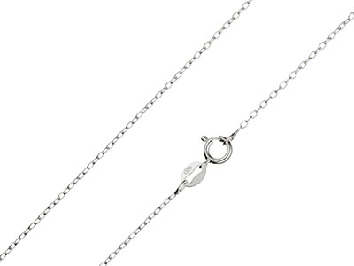 Sterling Silver 1.3mm Trace Chain   2050cm Unhallmarked 100 Recycled Silver