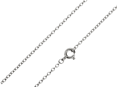 Sterling Silver 1.9mm Trace Chain   1845cm Unhallmarked 100 Recycled Silver