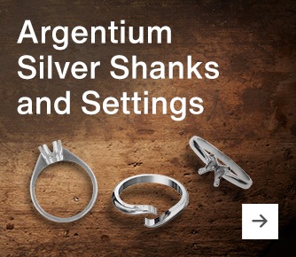 Argentium Silver Shanks and Settings