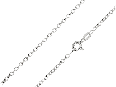Sterling Silver 2.3mm Trace Chain   2050cm Unhallmarked 100 Recycled Silver