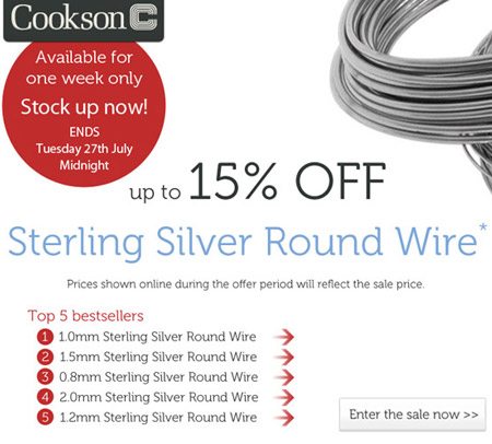 Sterling Silver Round Wire Sale Sterling Silver Round Wire Sale