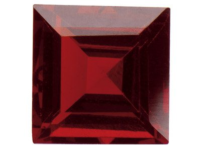 Garnet, Square, 5x5mm