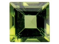 Peridot,-Square,-4x4mm