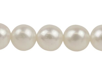 Cultured Pearls, 5-5.5mm, Natural  White, Potatoe Round, 16