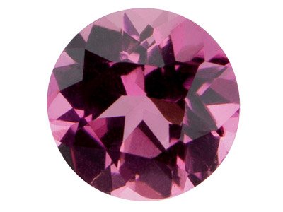 Pink Tourmaline, Round, 4mm