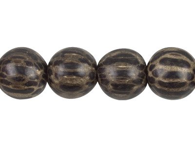 Old Palmwood Round Beads 10mm      16
