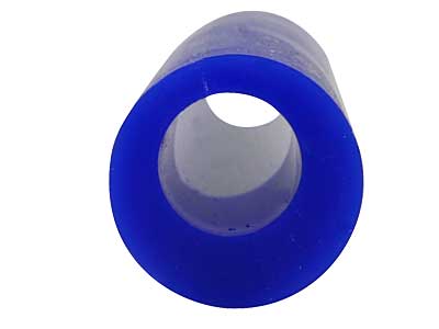 Ferris Round Wax Tube With Off     Centre Hole, Blue, 152mm/6