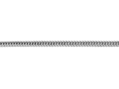 Silver Plated 1.9mm Snake Chain    18