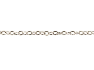 Silver Plated 1.6mm Trace Chain    16