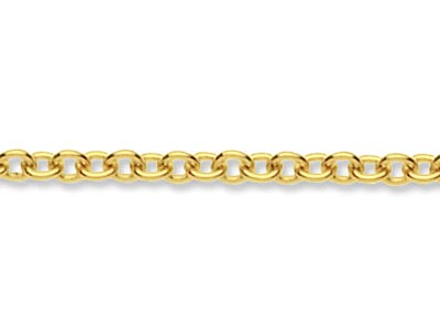 9ct Yellow Gold 2mm Loose Trace    Chain