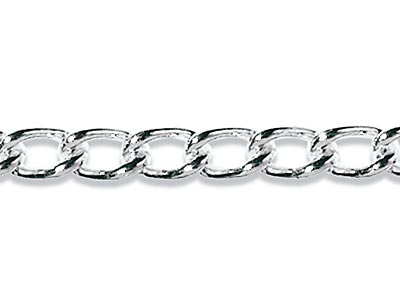 Sterling Silver 2.0mm Loose Curb   Chain