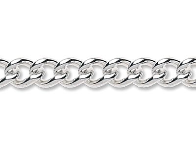 Sterling Silver 4.0mm Loose Curb   Chain, 100 Recycled Silver