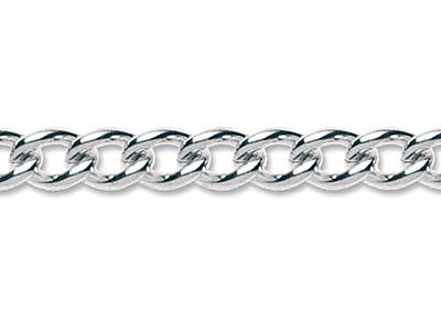 Sterling Silver 5.2mm Loose Curb   Chain, 100 Recycled Silver