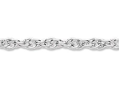 Sterling Silver 1.8mm Loose Rope   Chain