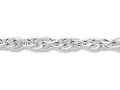 Sterling Silver 2.3mm Loose Rope   Chain