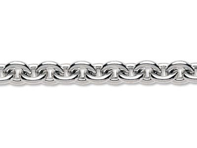 Sterling Silver 5.9mm Loose Cable  Chain, 100 Recycled Silver