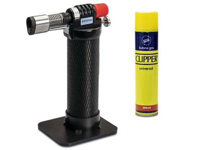 Jeweller's Soldering Blow Torch,   Electronic Ignition, Max 1,300°c   Includes 1x 300ml Butane - Standard Image - 1