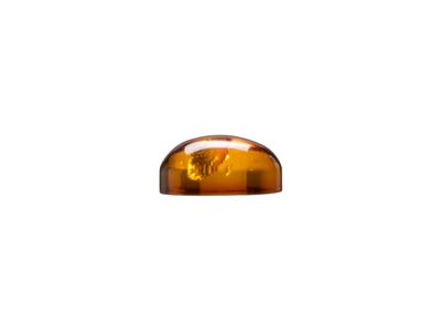 Natural Amber, Round Cabochon, 6mm - Standard Image - 2