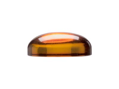 Natural Amber, Oval Cabochon,      12x10mm - Standard Image - 2