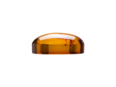 Natural Amber, Oval Cabochon,      10x8mm - Standard Image - 2