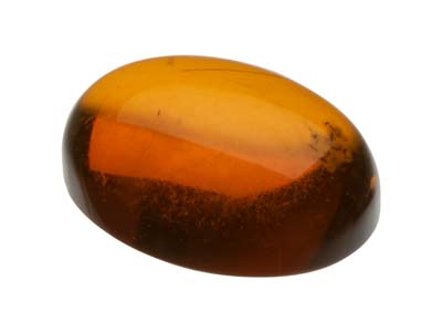 Natural Amber, Oval Cabochon,      16x12mm - Standard Image - 3