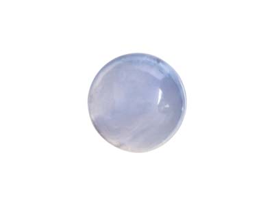 Blue Lace Agate, Round Cabochon 8mm - Standard Image - 1