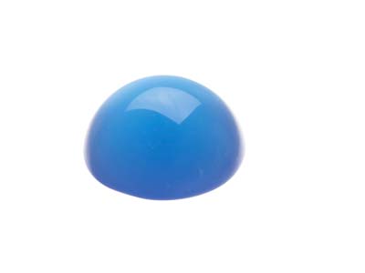 Blue Agate Round Cabochon 8mm - Standard Image - 3