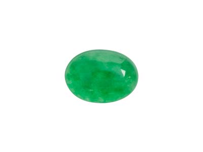 Green Agate, Oval Cabochon 8x6mm - Standard Image - 1