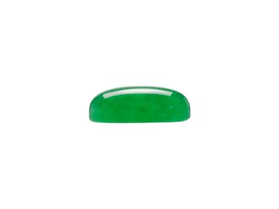 Green Agate, Oval Cabochon 8x6mm - Standard Image - 2