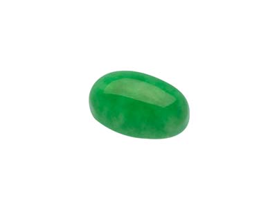 Green Agate, Oval Cabochon 8x6mm - Standard Image - 3