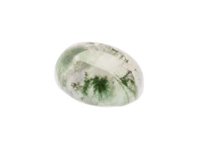 Moss Agate, Oval Cabochon 10x8mm - Standard Image - 3