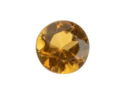 Citrine,-Round,-2.5mm