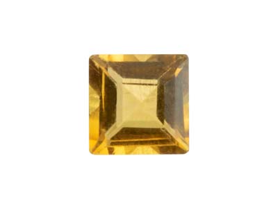 Citrine, Square, 3x3mm