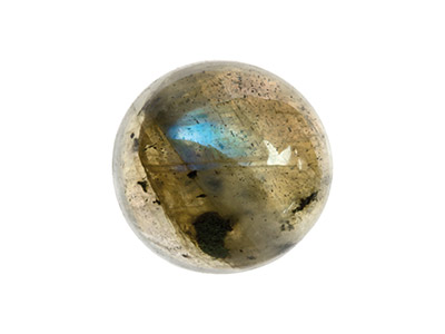 Labradorite, Round Cabochon 6mm - Standard Image - 1