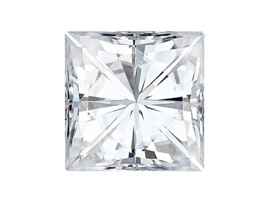 Moissanite By Charles And Colvard, Square Brilliant 5.5x5.5mm, Colour G H I
