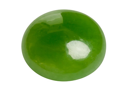 Nephrite Jade, Round Cabochon 8mm - Standard Image - 1
