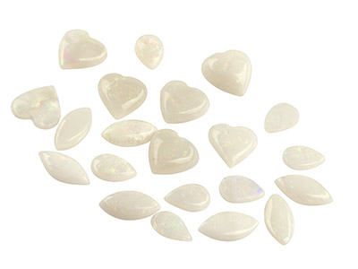 Opal, Cabochon, Mixed Shapes,      Pack of 20