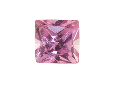 Pink Sapphire Square, 1.75mm