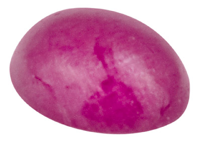 Ruby, Oval Cabochon, 6x4mm - Standard Image - 1