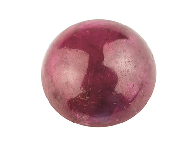 Ruby, Round Cabochon, 2mm - Standard Image - 2