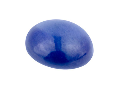 Sapphire, Oval Cabochon 5x4mm - Standard Image - 1