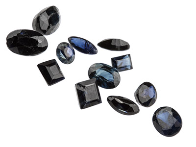 Sapphire, Mixed Shapes, Pack of 12,