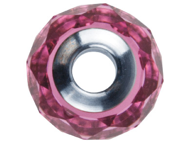 Swarovski Crystal Becharmed Briolette Charm Bead, 5940, 14mm Rose