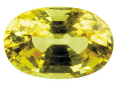 Yellow Sapphire, Oval, 6x4mm