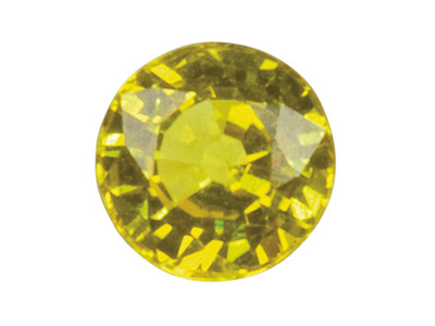 Yellow Sapphire, Round, 2mm
