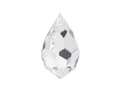 Preciosa Crystal Pack of 4, Drop   Pendant, 681, 6 X 10mm, Crystal