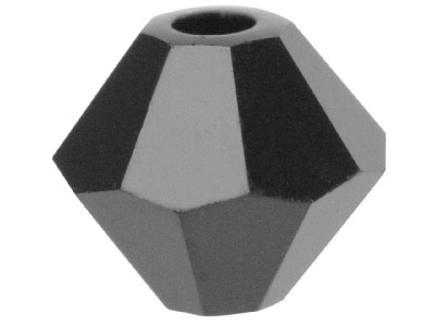 Swarovski Crystal Pack of 24 Bicone, 5328, 4mm Jet