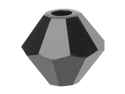 Swarovski Crystal Pack Of 12 Bicone, 5328, 6mm Jet